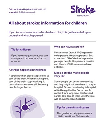 All About Stroke: Information for Children