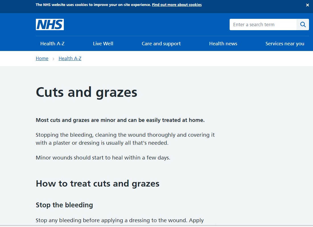 Cuts and Grazes